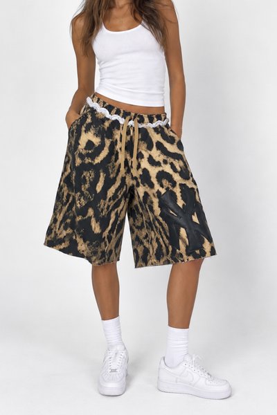Load image into Gallery viewer, THE LEOPARD STREET SHORT YANKS (Size S/M)