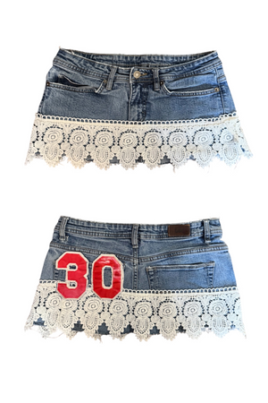 Micro Mini Denim #30 (Size 23)