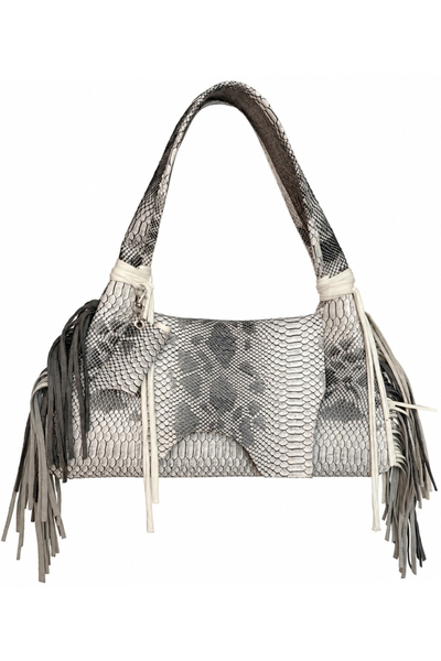 Load image into Gallery viewer, The Fringe Flap Bag in Viper