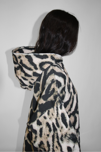 Load image into Gallery viewer, The Leopard Hoodie French Terry