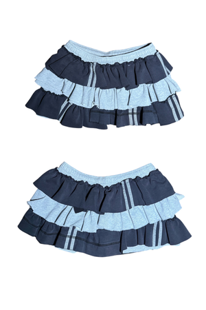 RUFFLED MINI SKIRT