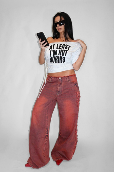 Load image into Gallery viewer, At Least I'm Not Boring Slouch Top