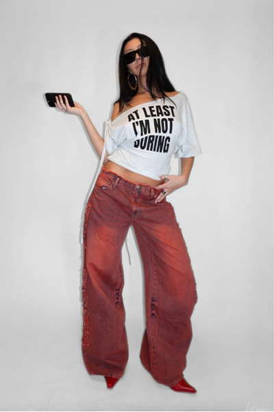 Load image into Gallery viewer, At Least I'm Not Boring Slouch Top