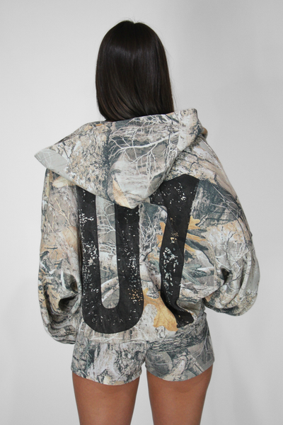 Load image into Gallery viewer, Waffle Knit Mini Short in Camo