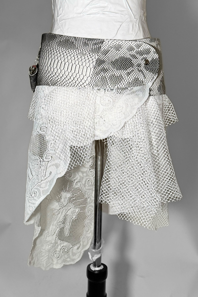 Load image into Gallery viewer, BELTED SKIRT — VIPER / TIL DEATH 02
