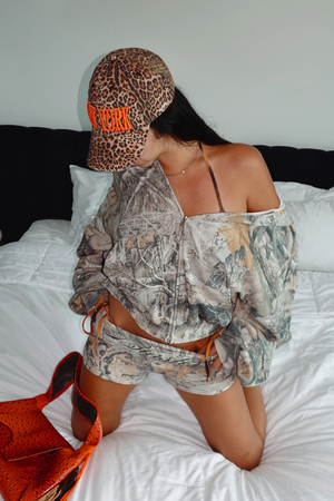 Leopard Print New York Hat