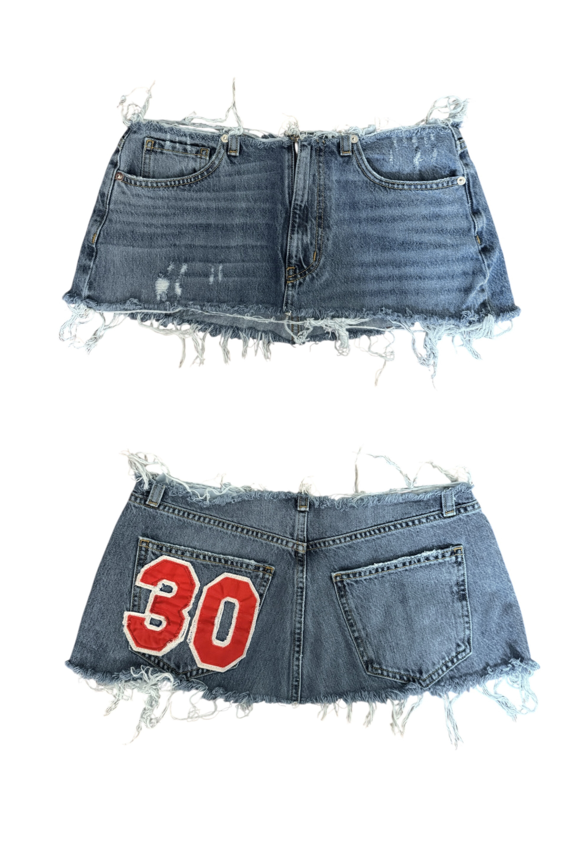 Micro Mini Denim #30 (Size 24)