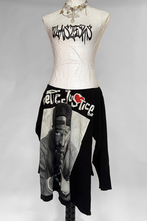 T-SHIRT SKIRT — POETIC JUSTICE (S-L)