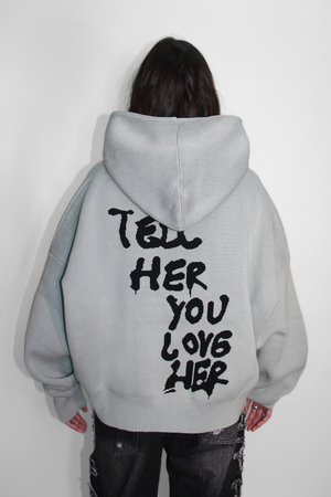 Tell Her You Love Her Knit Hoodie