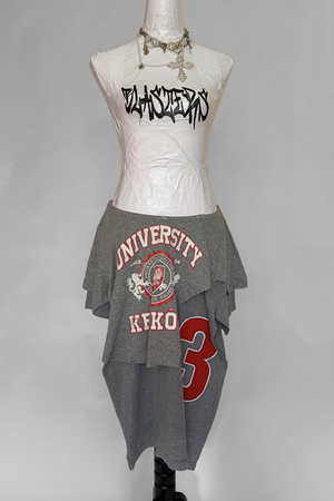 T-SHIRT SKIRT — UNIVERSITY (XS-M)