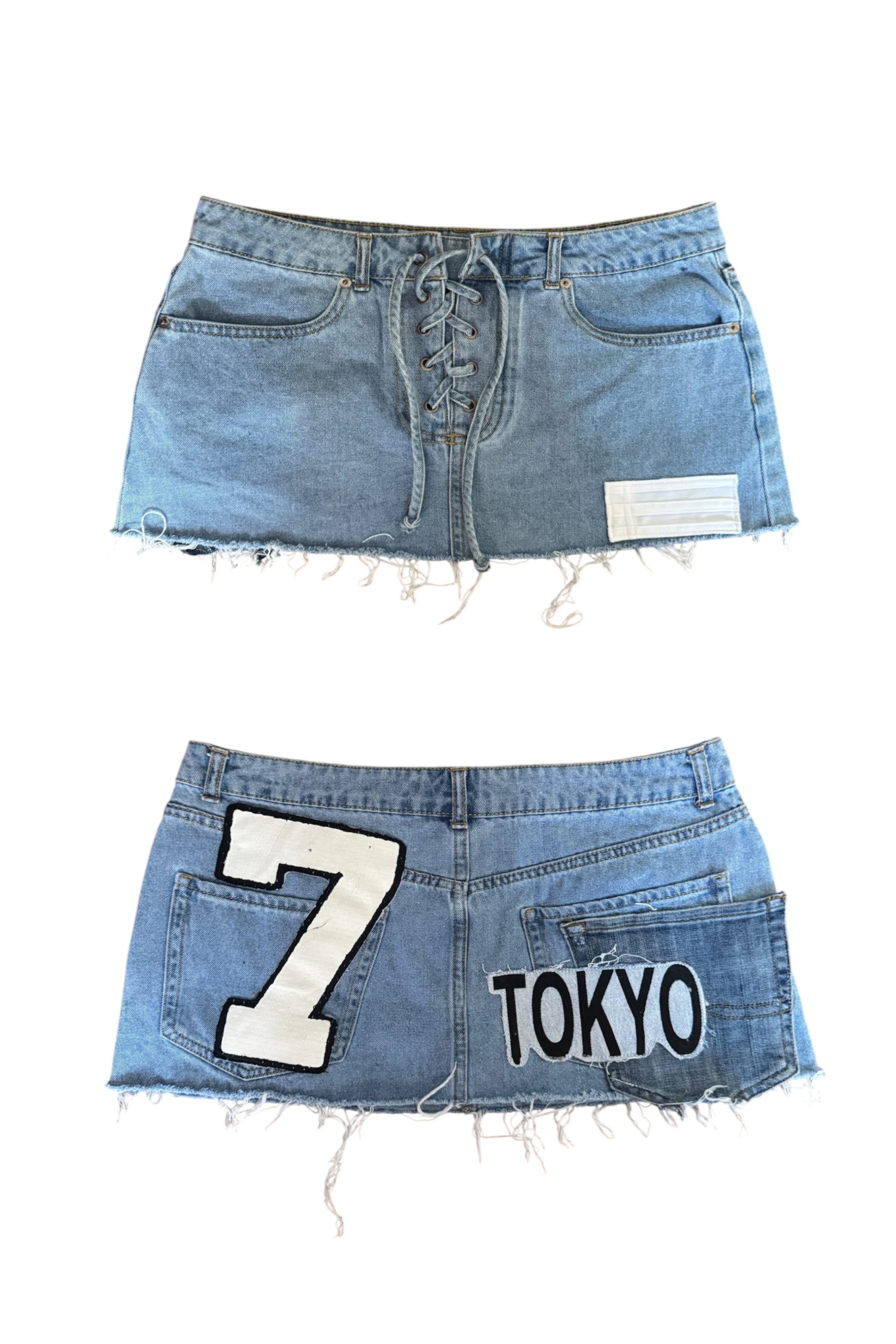 Micro Mini Denim Tokyo (Size 26)