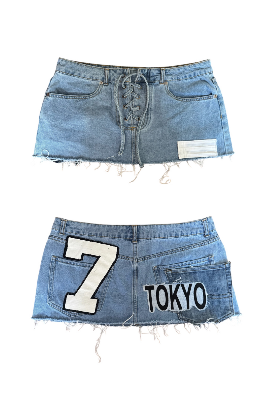 Micro Mini Denim Tokyo (Size 26)