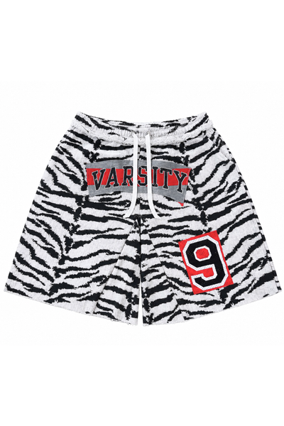 Load image into Gallery viewer, THE ZEBRA STREET SHORT VARSITY (Size M/L)
