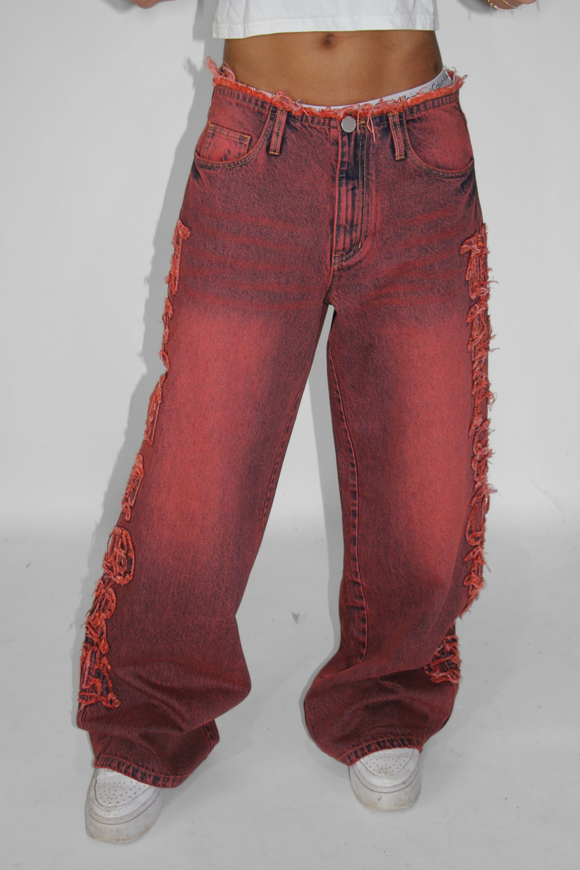Blaster Denim in Red Wash