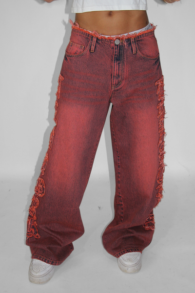 Load image into Gallery viewer, Blaster Denim in Red Wash
