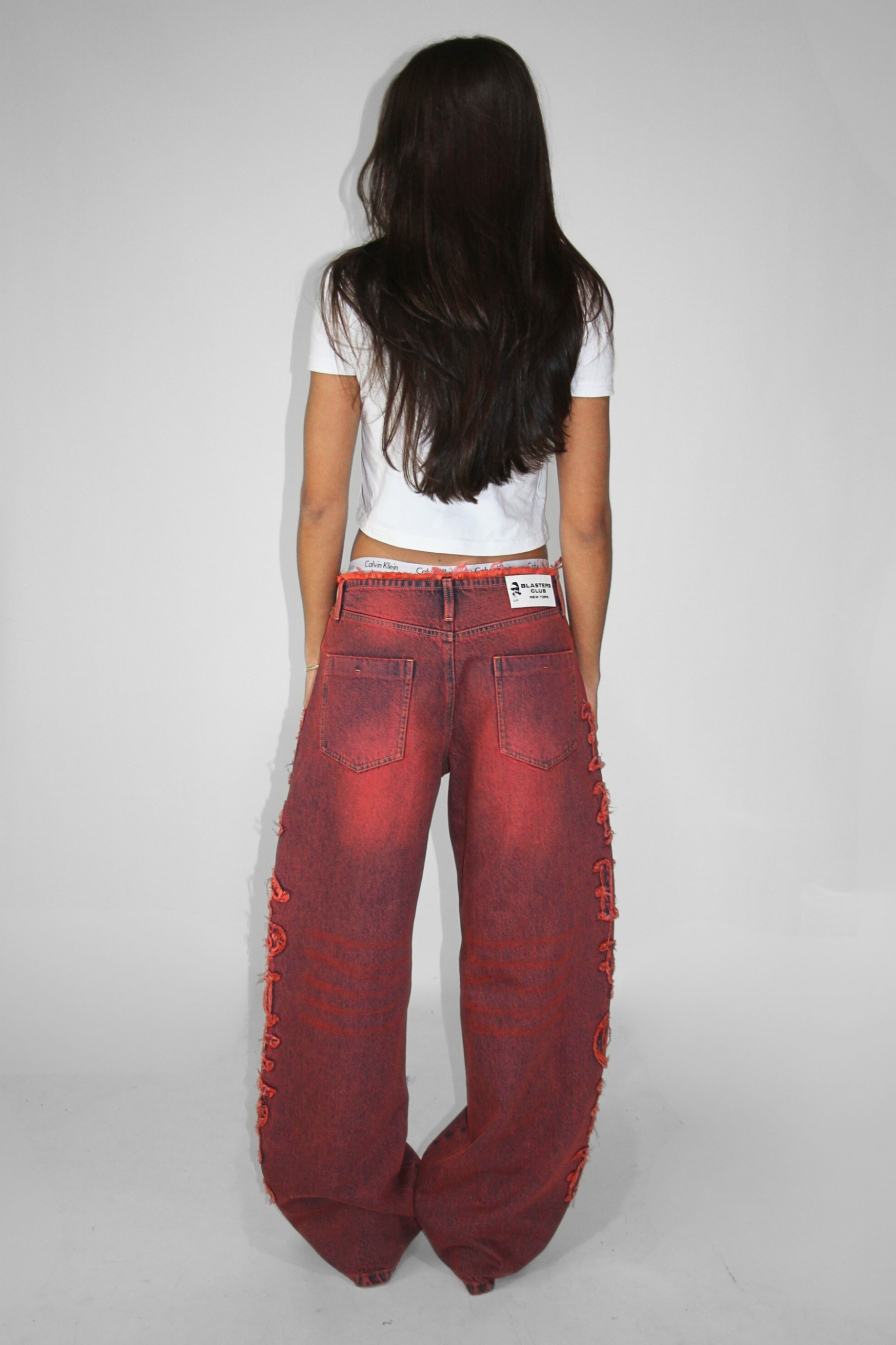 Blaster Denim in Red Wash