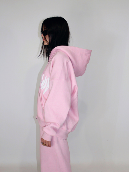 Load image into Gallery viewer, Tell Her You Love Her Zip Up in Pink
