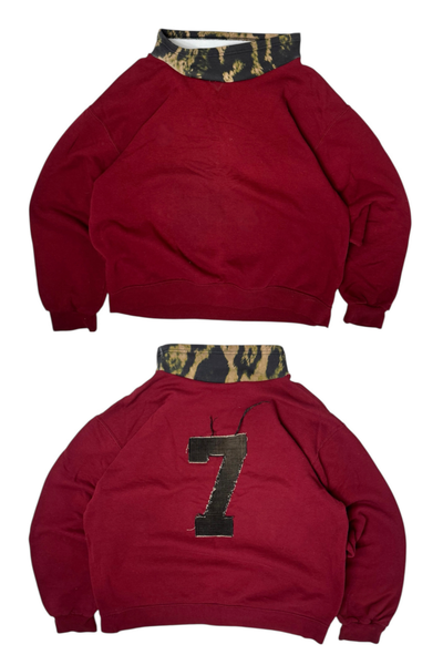 Load image into Gallery viewer, LEOPARD MOCKNECK #7
