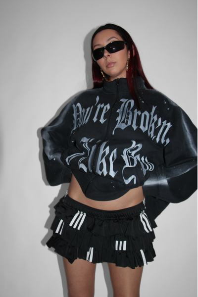 Load image into Gallery viewer, RUFFLED MINI SKIRT 01
