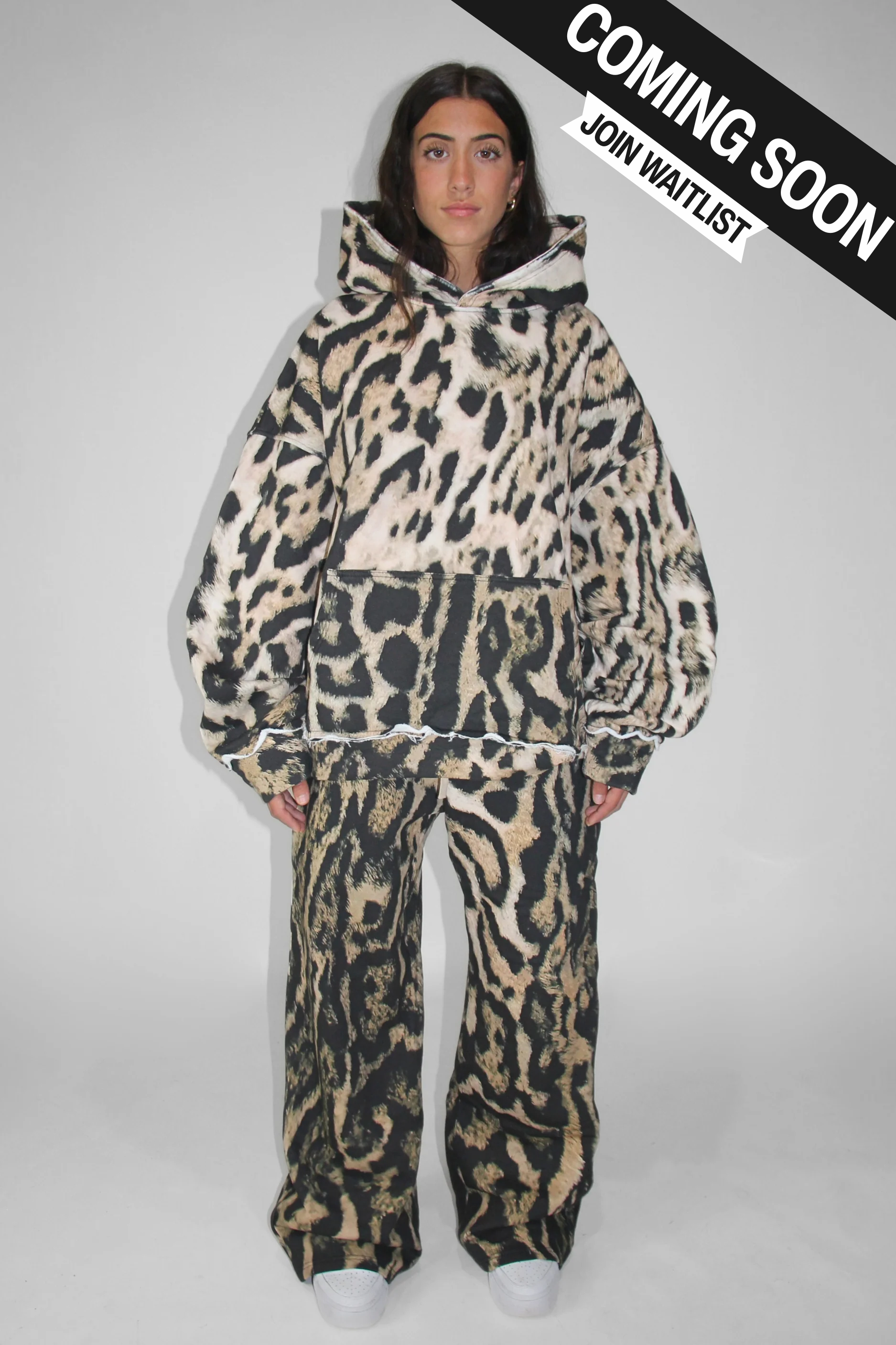 The Leopard Hoodie French Terry