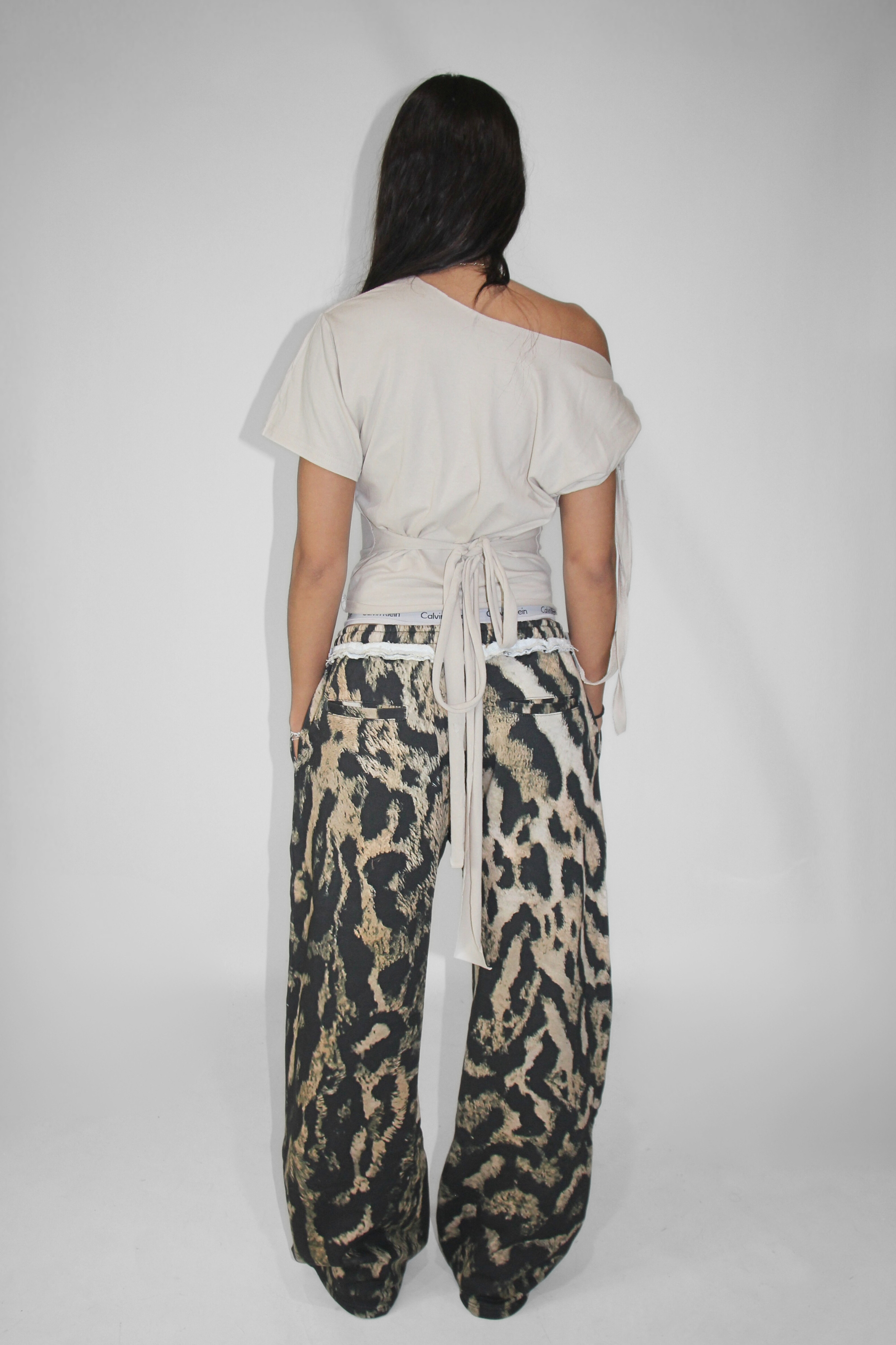 Over My Rich Hot Dead Body Slouch Top in Sand