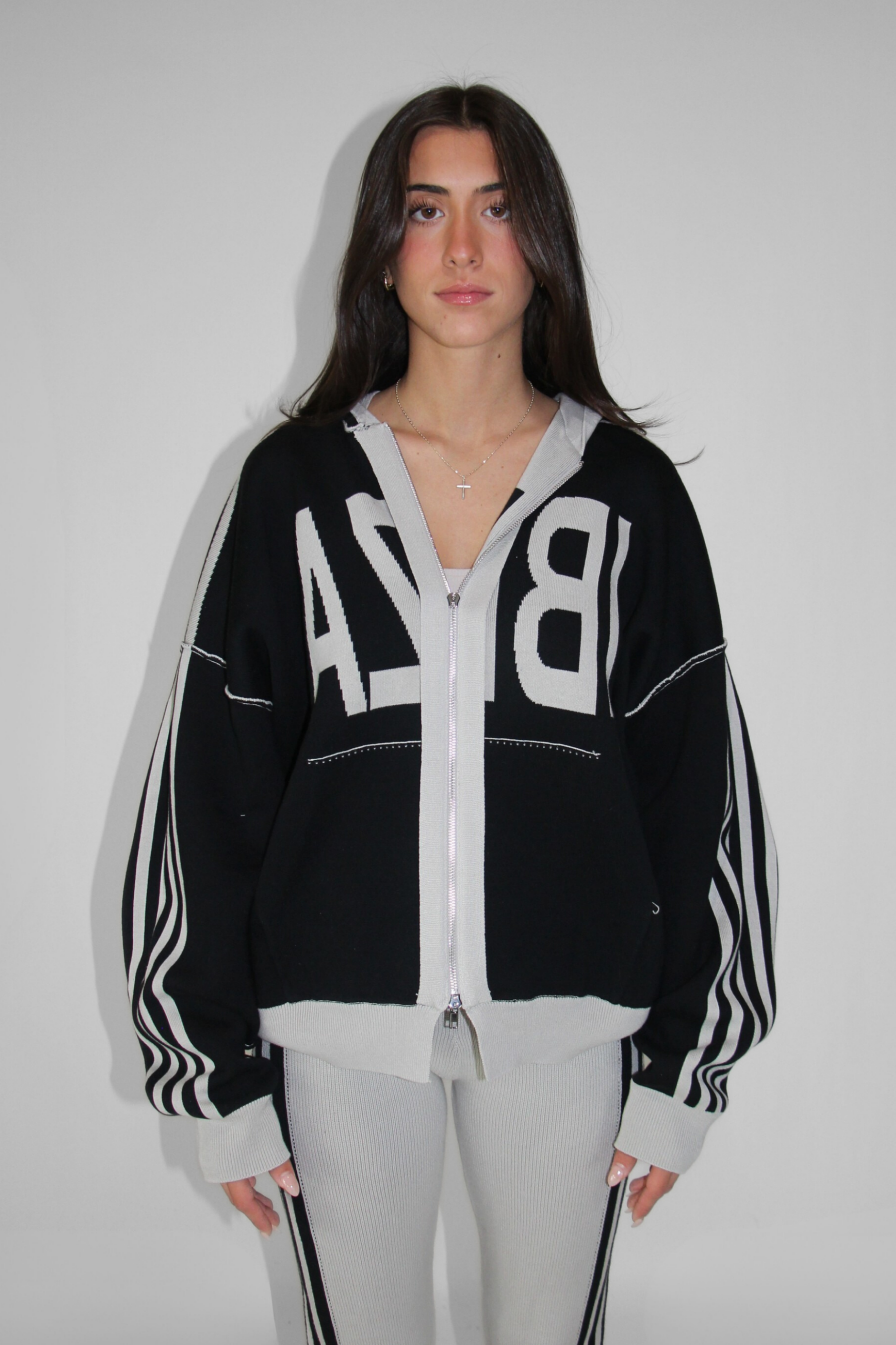 IBIZA Knit Double Zip Hoodie