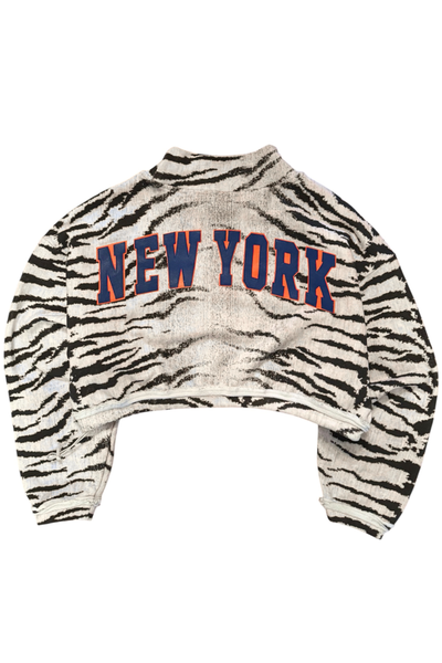 Load image into Gallery viewer, Limited Edition NEW YORK Zebra Mock Neck
