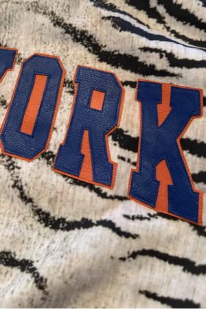 Limited Edition NEW YORK Zebra Mock Neck