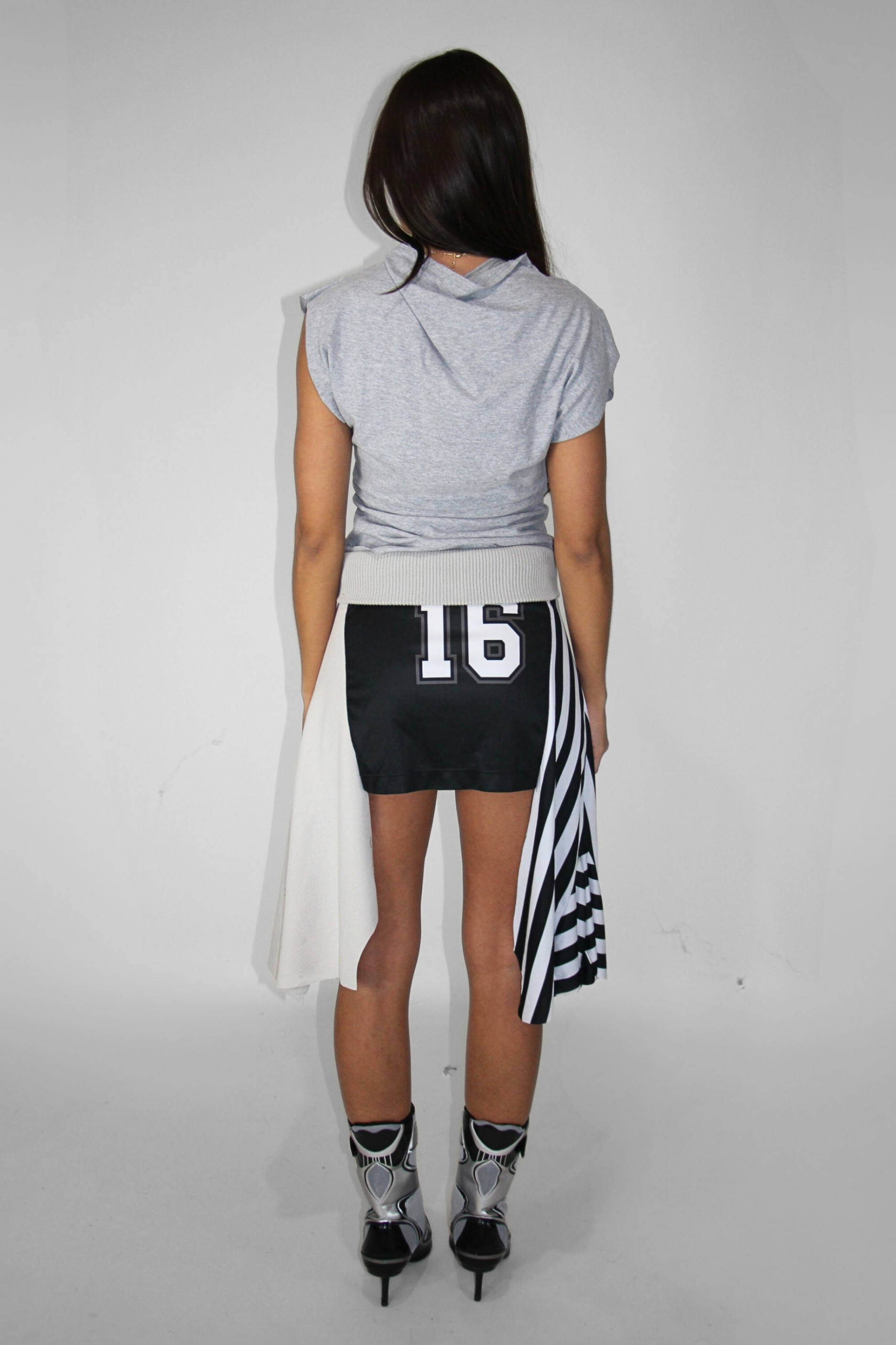 RECONSTRUCTED JERSEY SKIRT 05