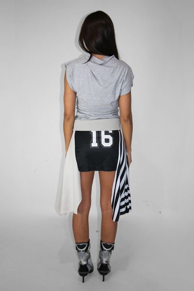 Load image into Gallery viewer, RECONSTRUCTED JERSEY SKIRT 05
