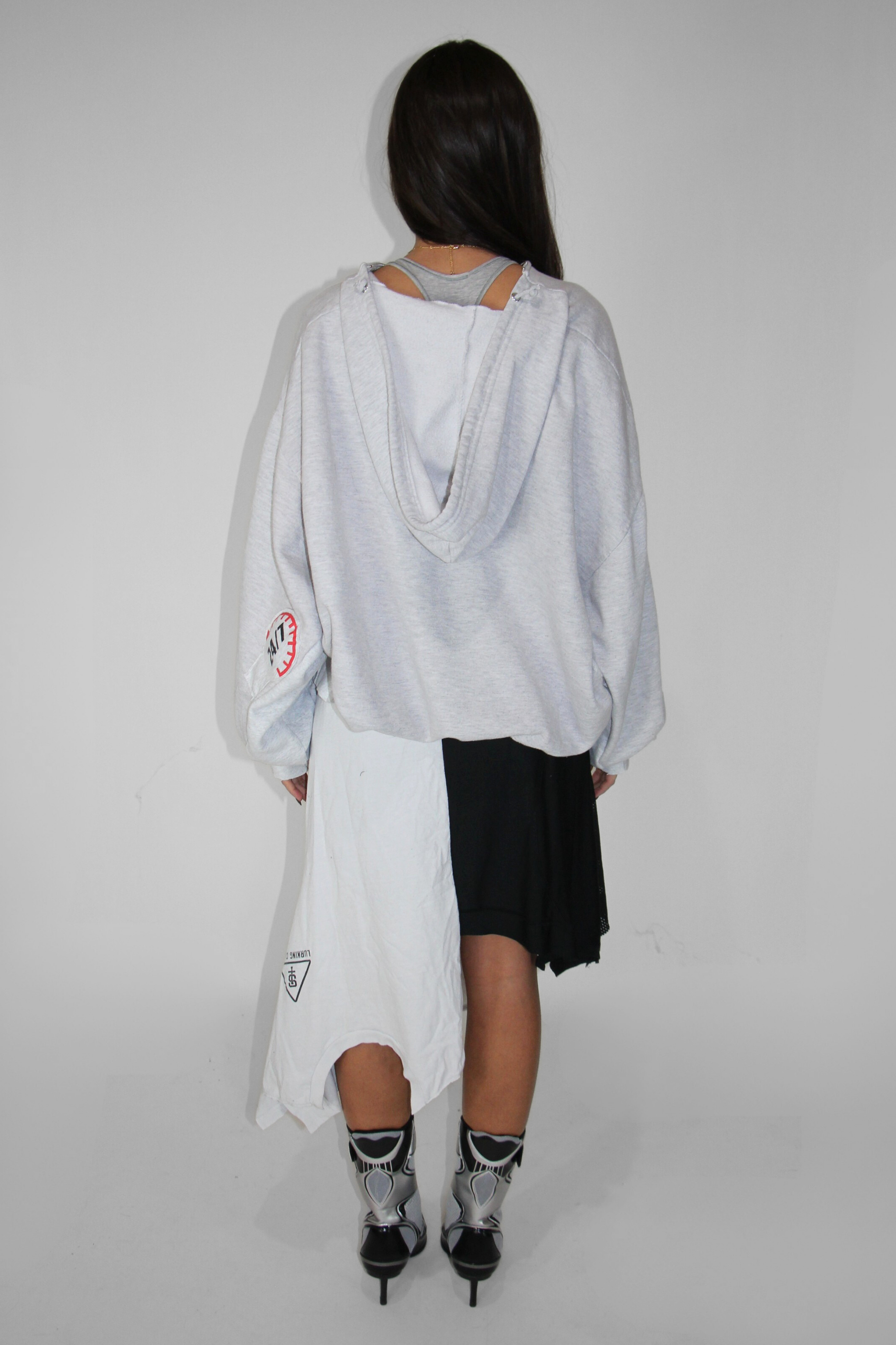 RECONSTRUCTED JERSEY SKIRT 07