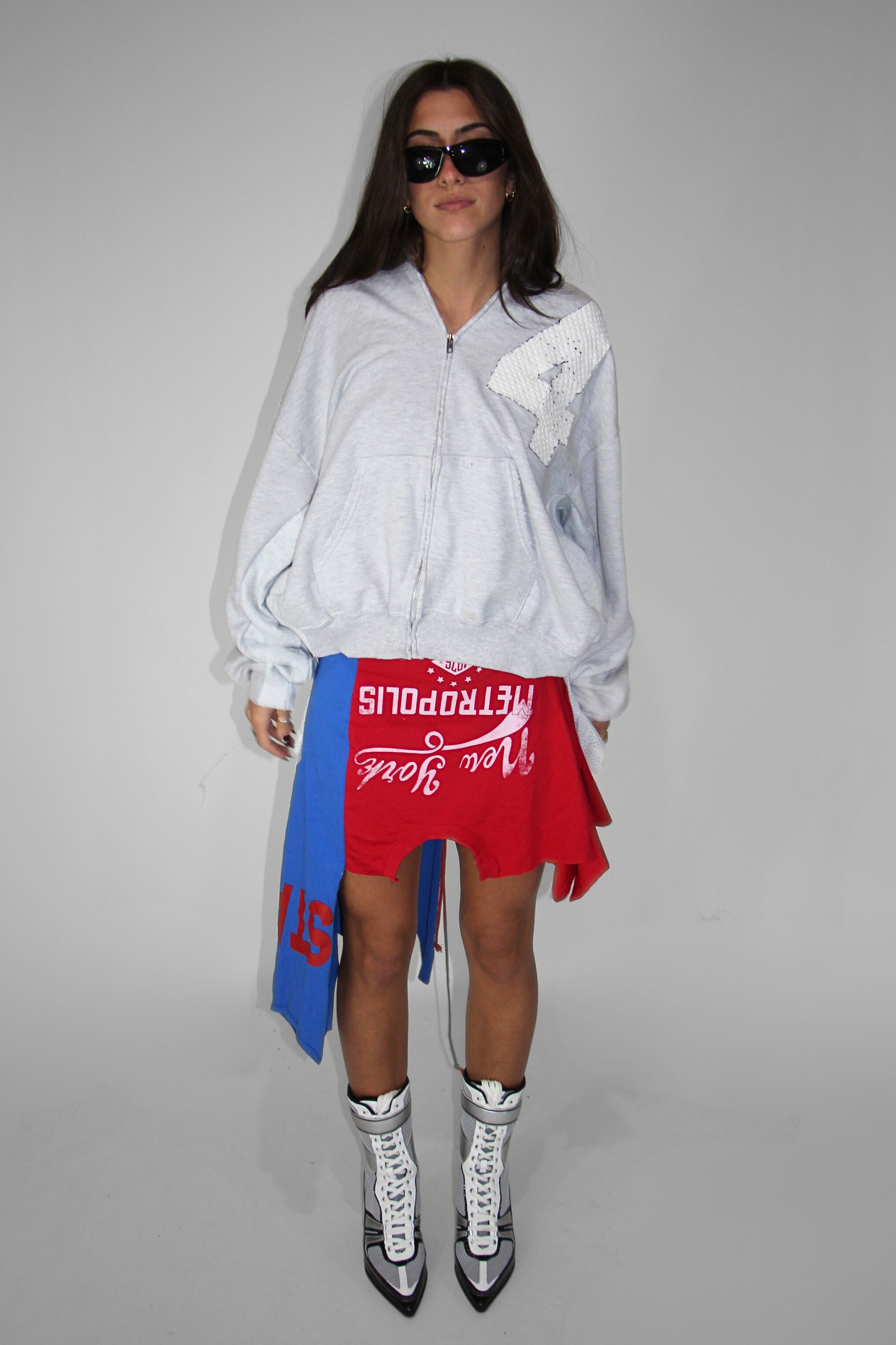 RECONSTRUCTED JERSEY SKIRT 06