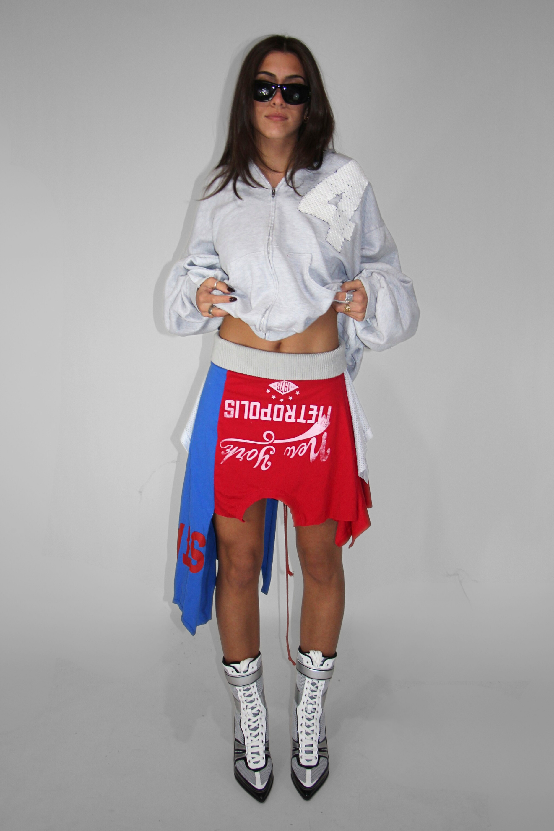 RECONSTRUCTED JERSEY SKIRT 06