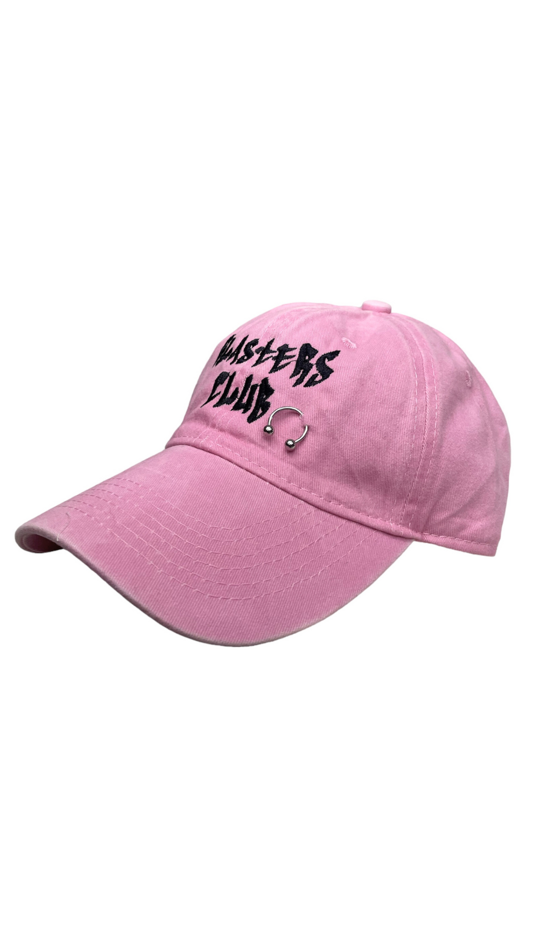 Pierced Hat in Washed Pink