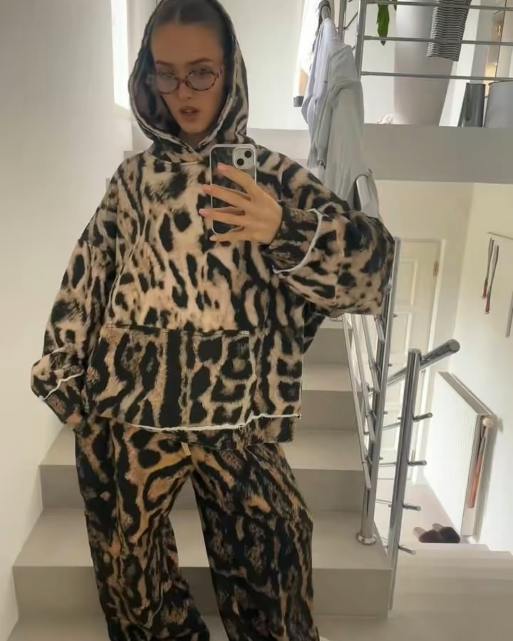 The Leopard Hoodie French Terry – Blasters Club