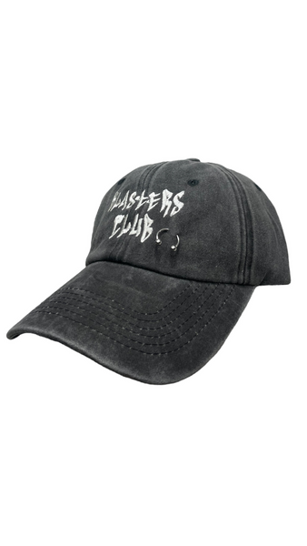 Load image into Gallery viewer, Pierced Hat in Washed Black
