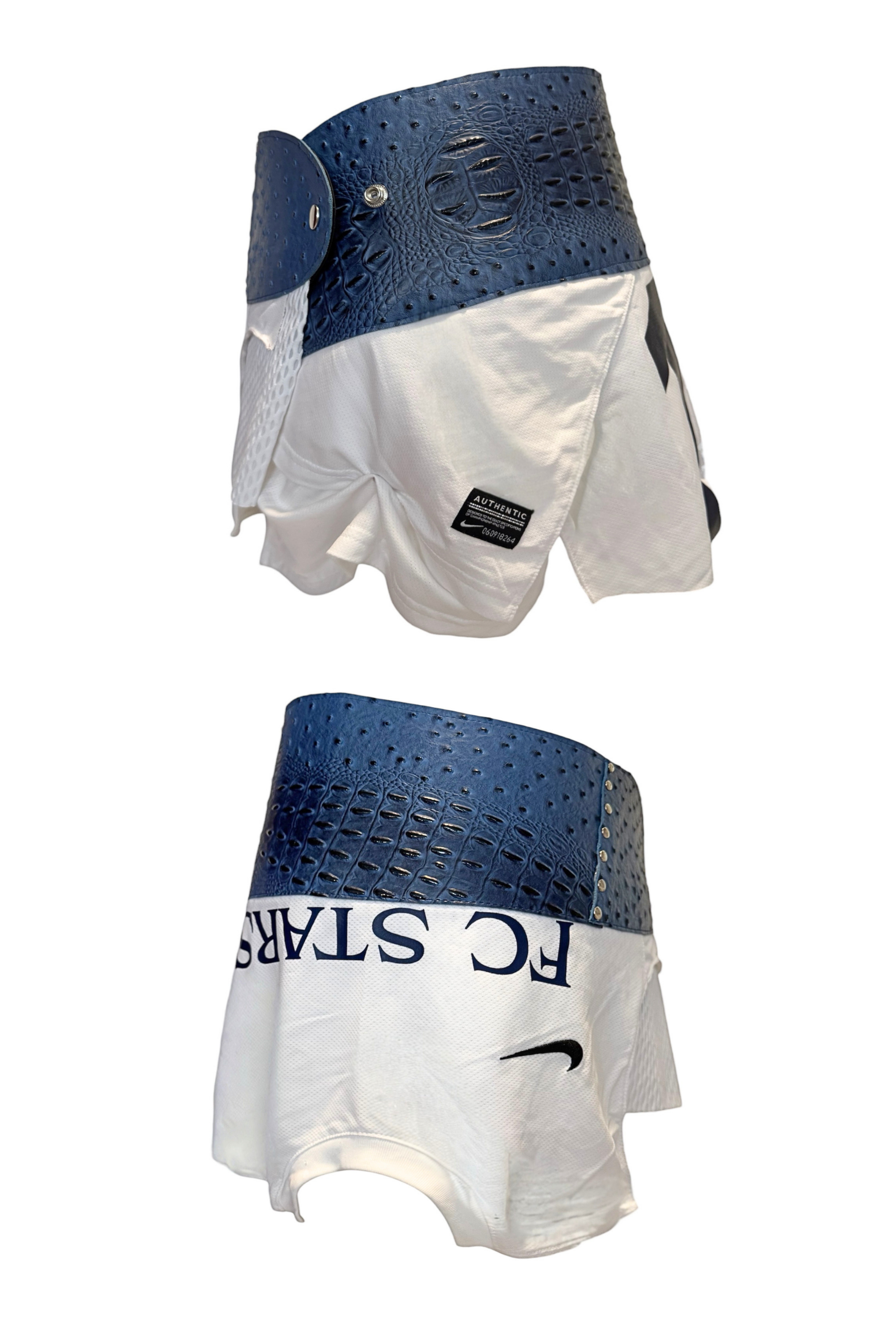 BELTED MINI — BLUE CROC #14