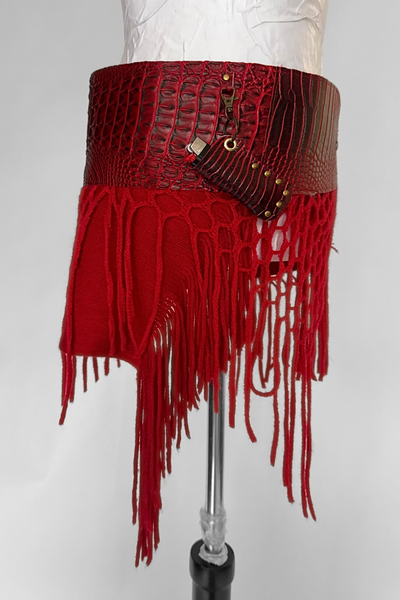 Load image into Gallery viewer, BELTED MINI — RUBY CROC / SPRITZ
