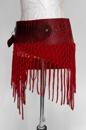 BELTED MINI — RUBY CROC / SPRITZ