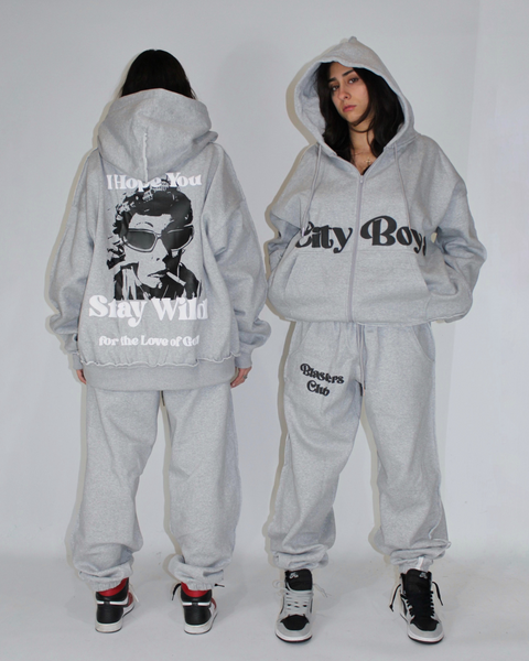 Load image into Gallery viewer, City Boys Open Seam Zip Up Hoodie
