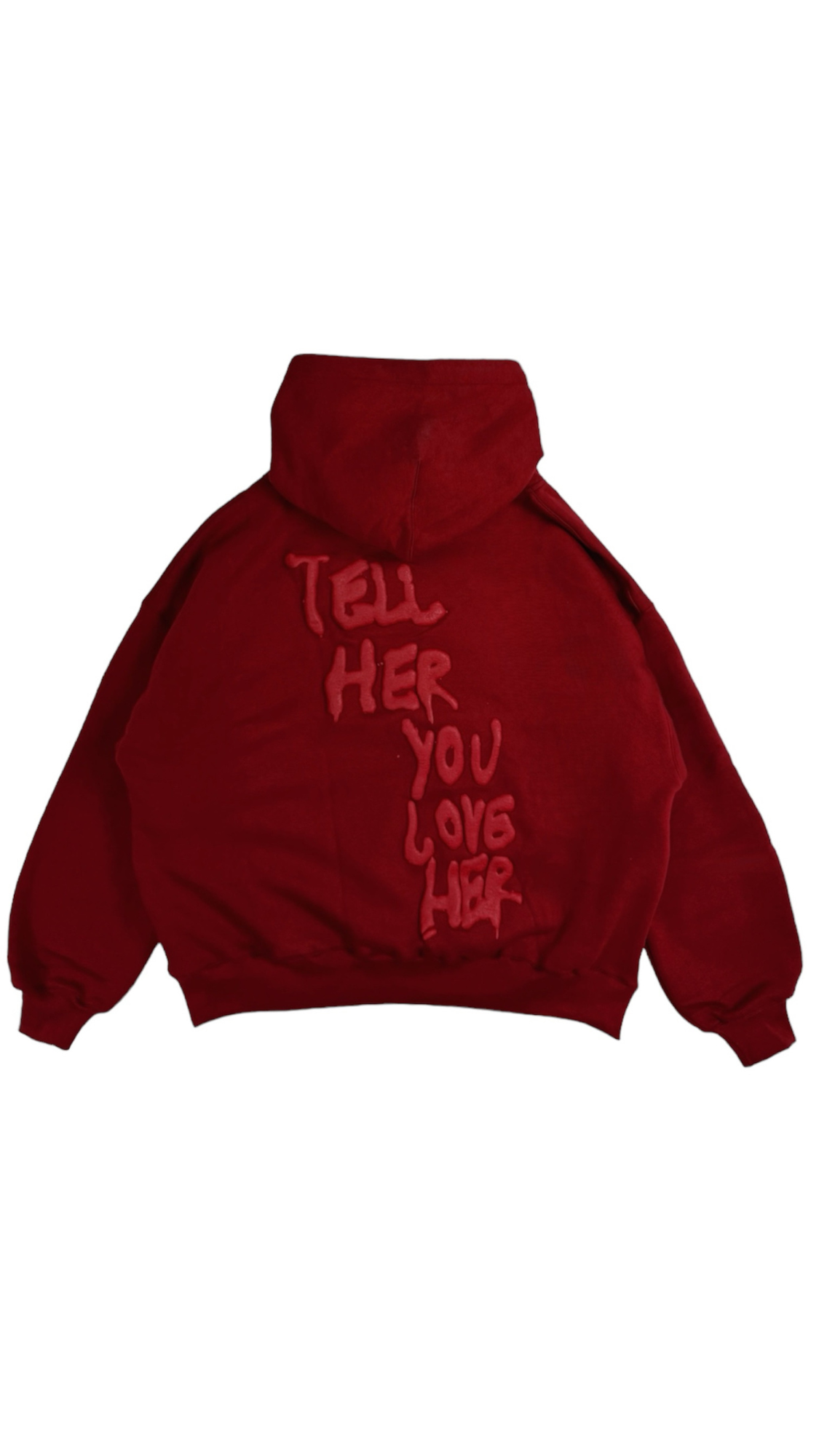 Tell Her You Love Her Hoodie in Brick