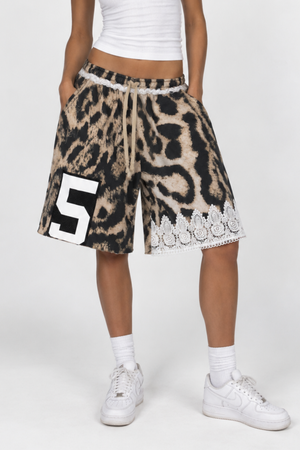 THE LEOPARD STREET SHORT #5 LACE (Size S/M)