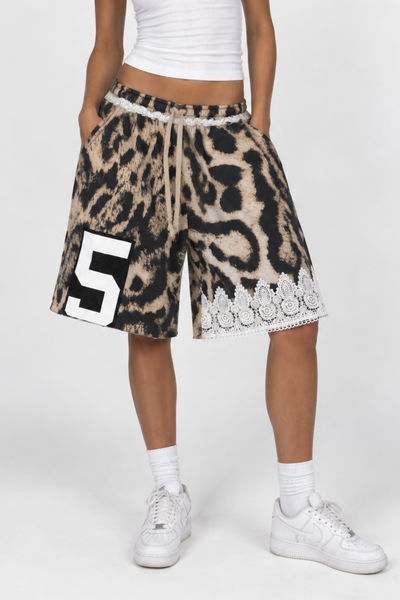 Load image into Gallery viewer, THE LEOPARD STREET SHORT #5 LACE (Size S/M)

