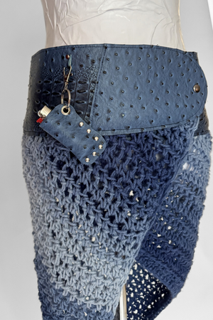BELTED MINI — BLUE CROC / ALMAFI (MID)