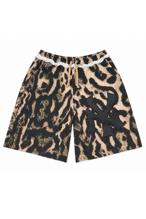 THE LEOPARD STREET SHORT YANKS (Size S/M)