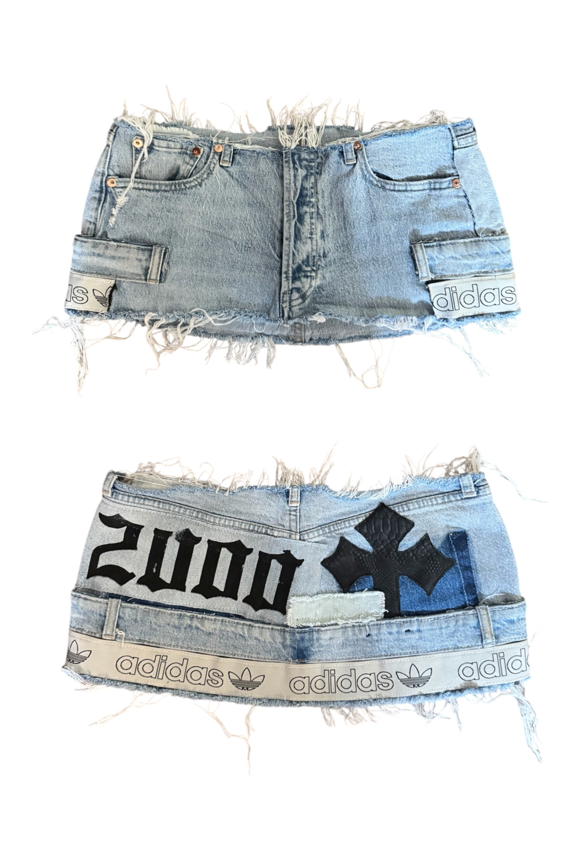 Micro Mini Denim 2000 (Size 24)