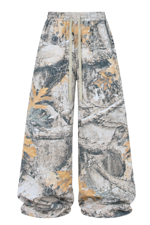 Waffle Knit Lounge Pant in Camo
