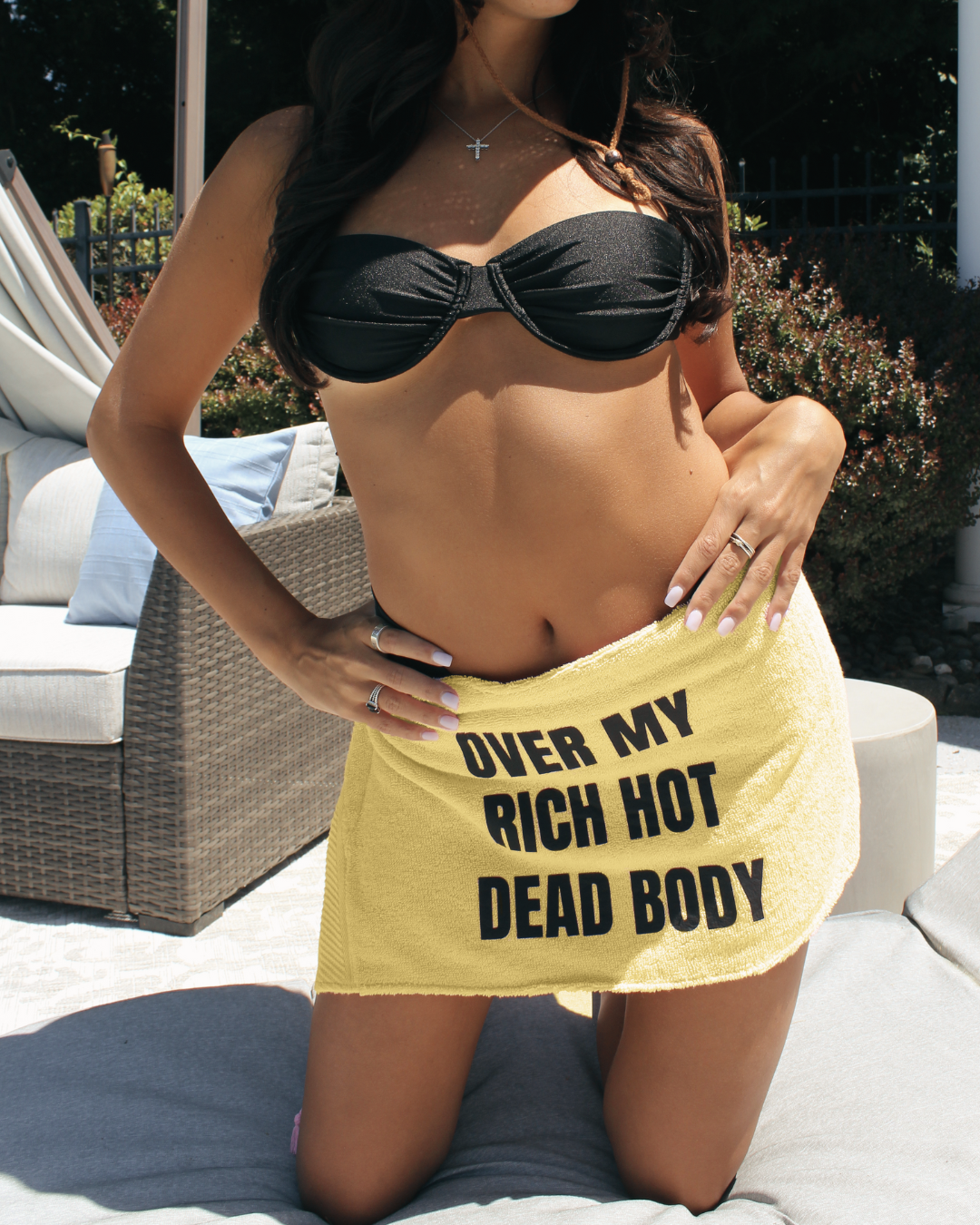 Towel Skirt Rich & Hot in Yellow