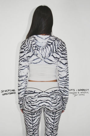 Zebra Velour Sculpting Trackpant
