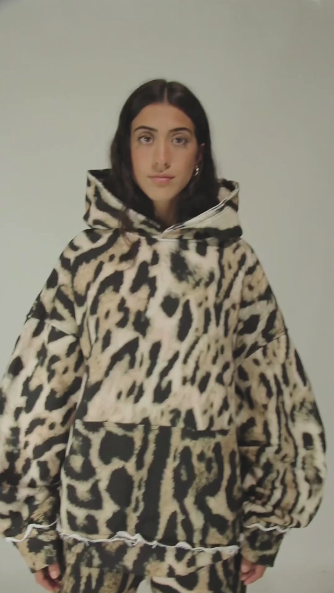 The Leopard Hoodie French Terry